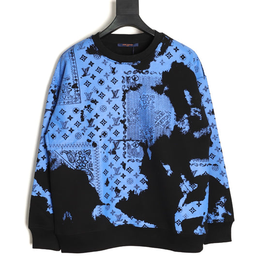 Louis 25fw printed hoodie
