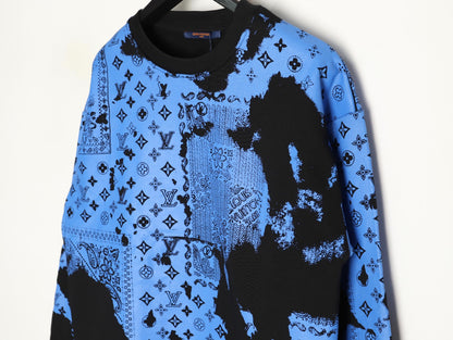 Louis 25fw printed hoodie