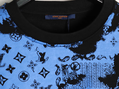 Louis 25fw printed hoodie