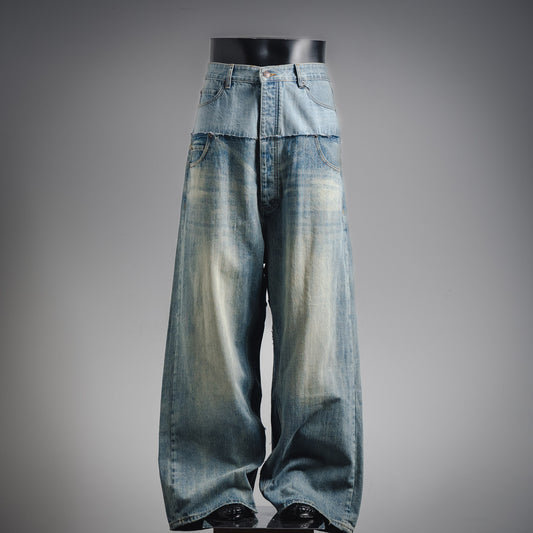 Balen 25fw splicing jeans