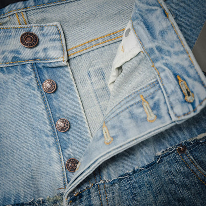 Balen 25fw splicing jeans