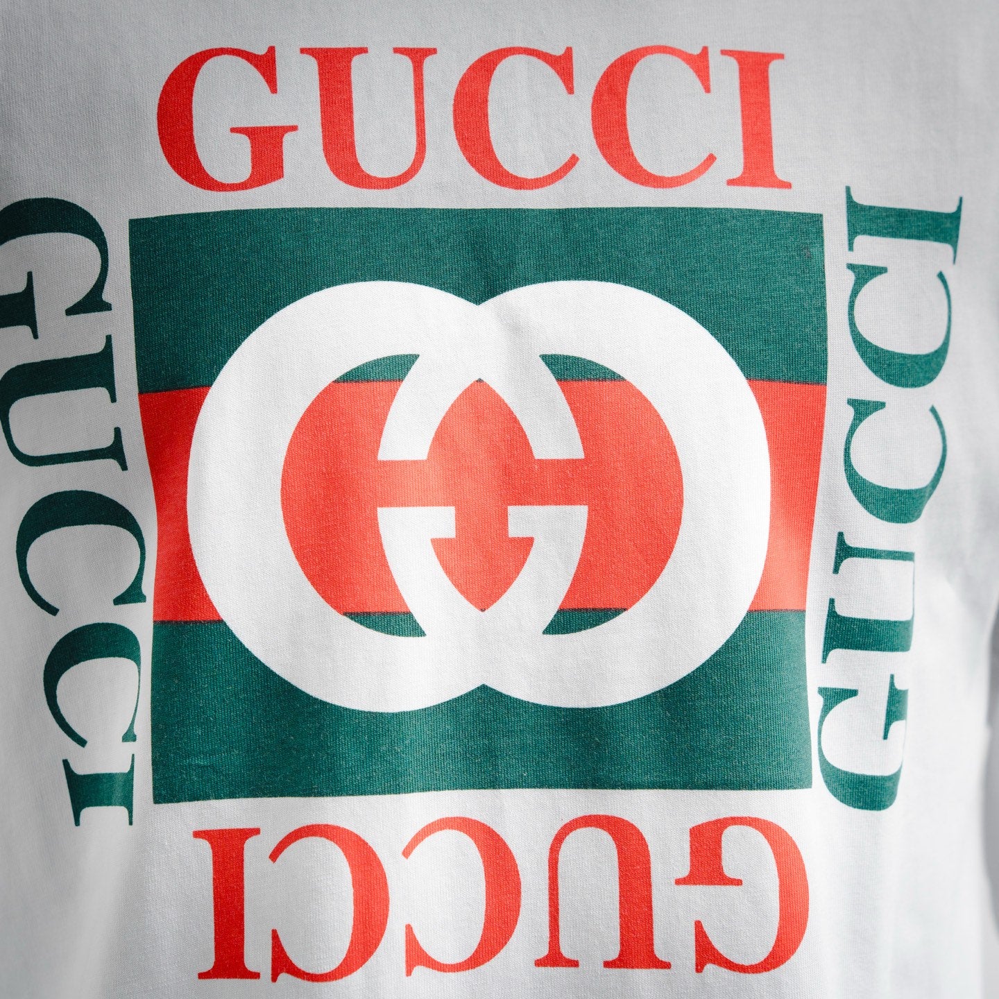 Guc 25fw printed t-shirt