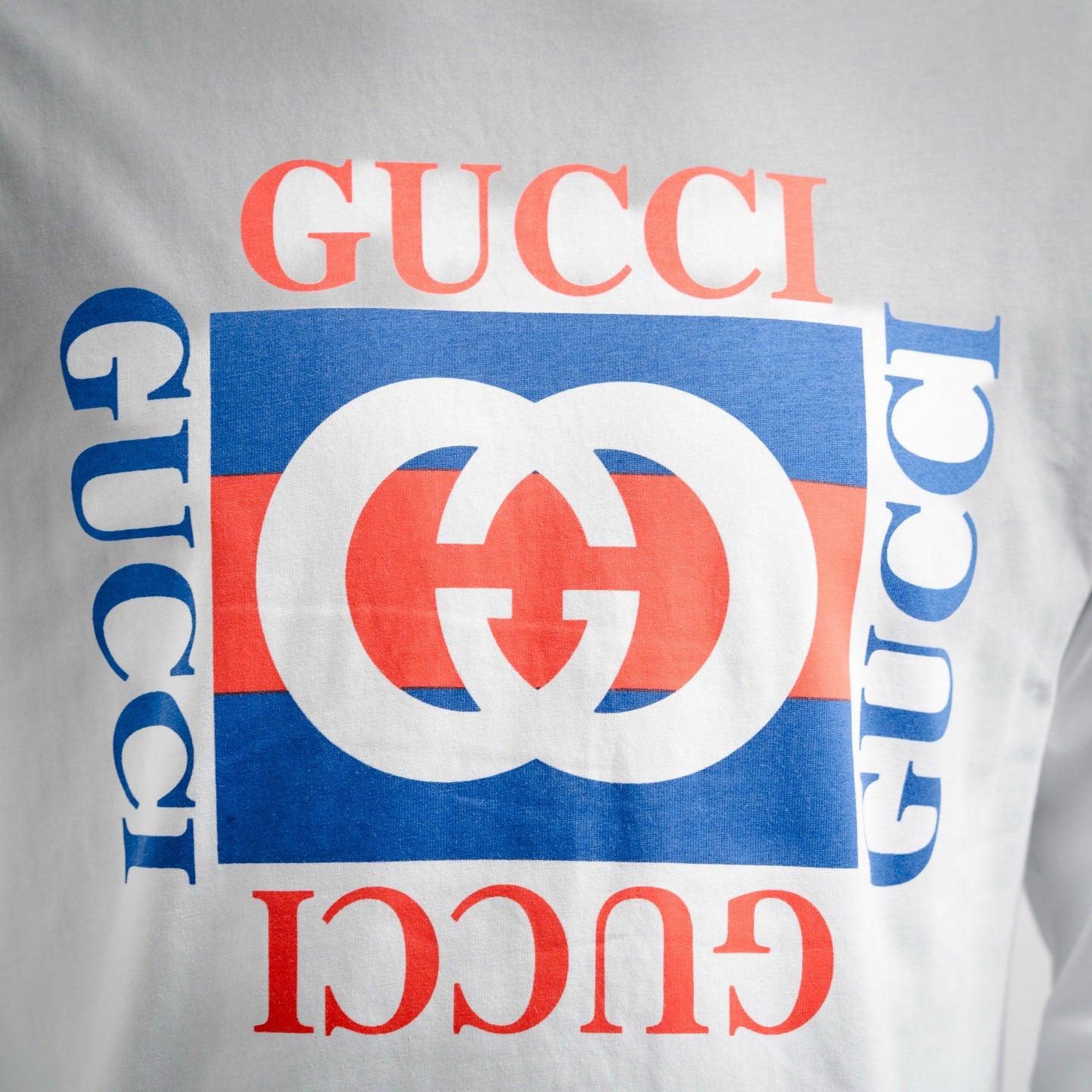 Guc 25fw printed t-shirt