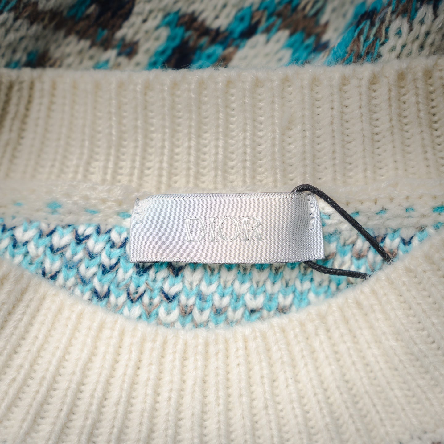 CD 25fw jacquard sweater
