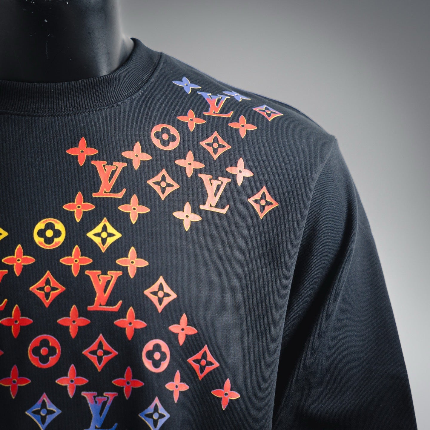 Louis 25fw printed hoodie