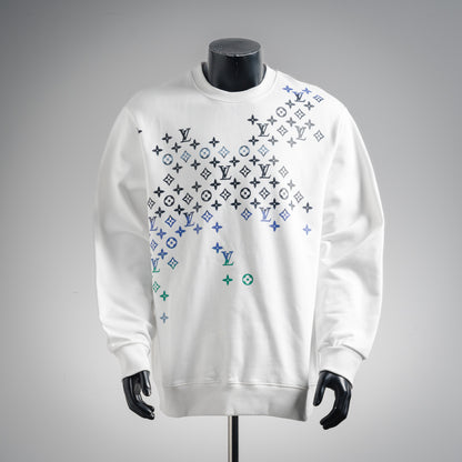 Louis 25fw printed hoodie
