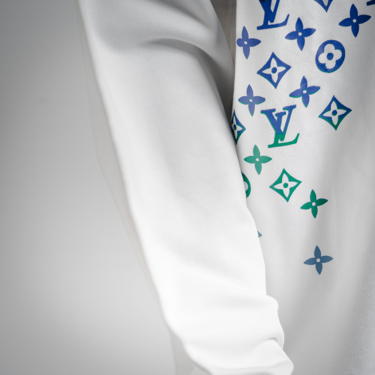 Louis 25fw printed hoodie