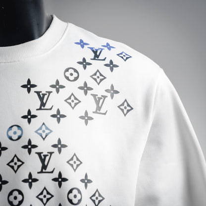 Louis 25fw printed hoodie